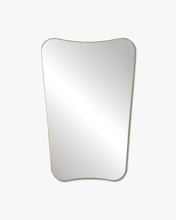 Butterfly Mirror - Unlacquered Solid Brass