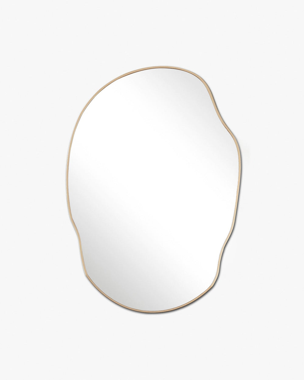 Silva Mirror - Unlacquered Solid Brass - Northgrove Partners