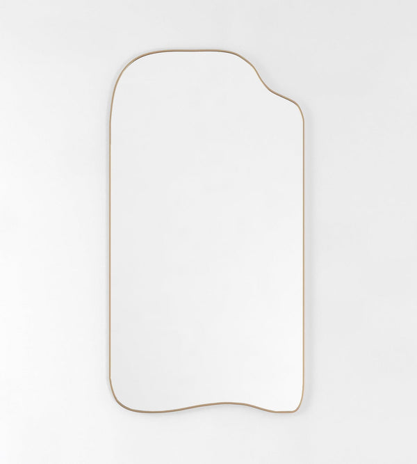 Brody Full Length Mirror - Unlacquered Solid Brass