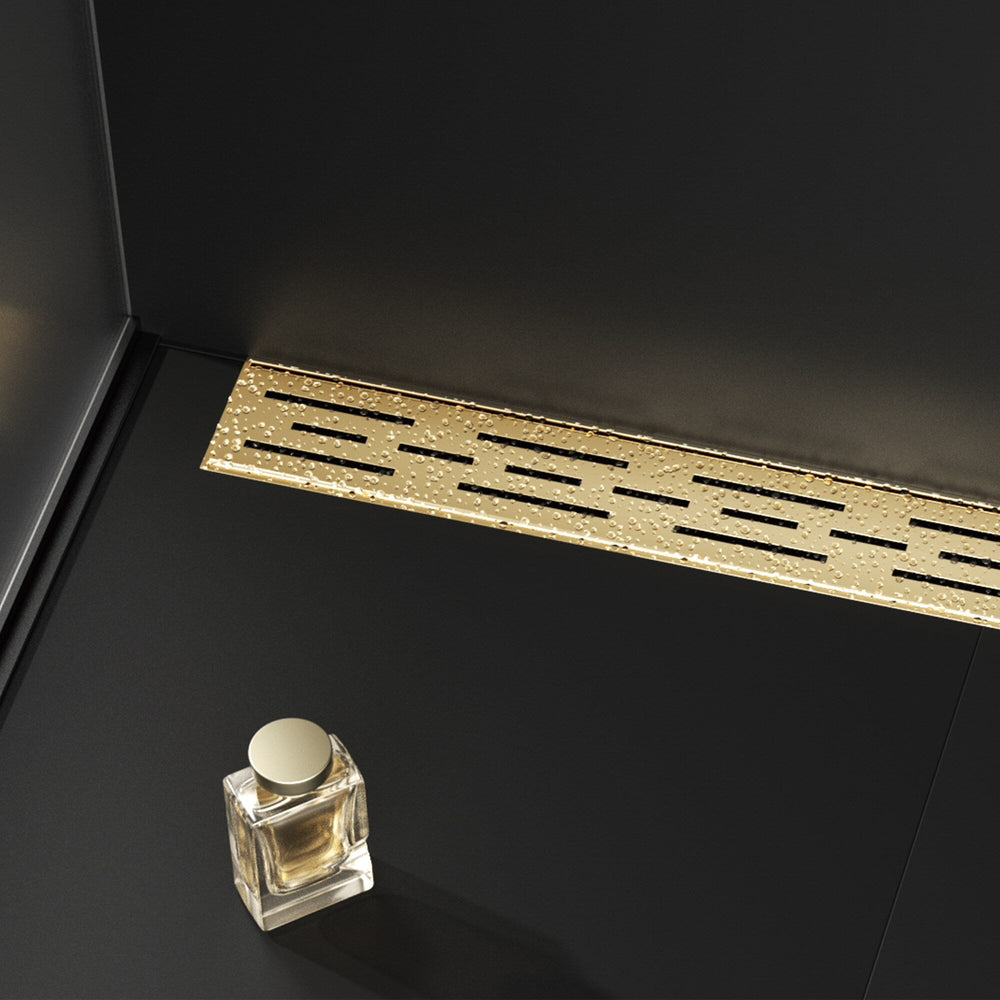 Unlacquered Brass Floor Drain - Unlacquered Solid Brass - Northgrove Partners