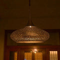 Handcrafted Brass Pendant Light – Moroccan Engraved Ceiling Lamp - Northgrove Partners