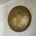 Handcrafted Round Brass Wall Light – Moroccan Engraved Sconce - Northgrove Partners