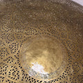 Handcrafted Round Brass Wall Light – Moroccan Engraved Sconce - Northgrove Partners