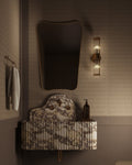 Butterfly Mirror - Unlacquered Solid Brass - Northgrove Partners