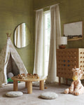 Blob Mirror - Unlacquered Solid Brass - Northgrove Partners