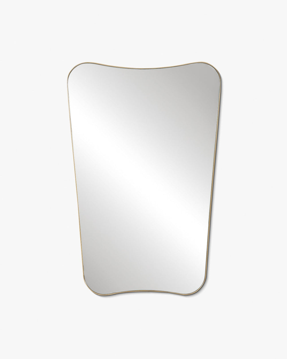 Butterfly Mirror - Unlacquered Solid Brass - Northgrove Partners