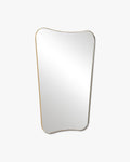 Butterfly Mirror - Unlacquered Solid Brass - Northgrove Partners