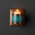 Handcrafted Polished Copper Wall Sconce – Moroccan Artisan Light - Northgrove Partners