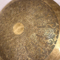 Handcrafted Round Brass Wall Light – Moroccan Engraved Sconce - Northgrove Partners