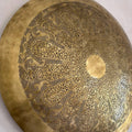 Handcrafted Round Brass Wall Light – Moroccan Engraved Sconce - Northgrove Partners