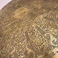Handcrafted Round Brass Wall Light – Moroccan Engraved Sconce - Northgrove Partners