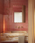 Hermosa Wall Mirror - Unlacquered Solid Brass - Northgrove Partners