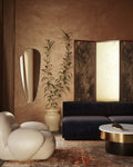 Jolene Mirror - Unlacquered Solid Brass - Northgrove Partners