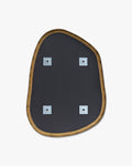 Brassy Gold Organik Mirror - Unlacquered Solid Brass - Northgrove Partners