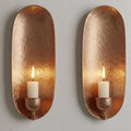 Handcrafted Copper Wall Candle Sconce – Moroccan Hammered Holder - Northgrove Partners