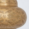 Moroccan Brass Pendant Light – Handcrafted Engraved Ceiling Lamp - Northgrove Partners