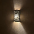 Handcrafted Cylindrical Brass Wall Lamp – Moroccan Filigree Sconce - Northgrove Partners