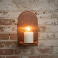 Handcrafted Copper Wall Candle Sconce – Moroccan Hammered Holder - Northgrove Partners