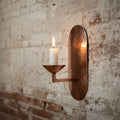 Handcrafted Copper Wall Candle Sconce – Moroccan Artisan Holder - Northgrove Partners