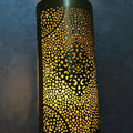 Handcrafted Cylindrical Brass Wall Sconce – Moroccan Filigree Light - Northgrove Partners