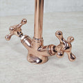 Solid Brass Copper Gooseneck Vessel Sink Bathroom Faucet - Northgrove Partners
