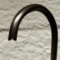 Solid Brass Aged Bronze Gooseneck Bathroom Faucet - Northgrove Partners