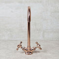 Solid Brass Copper Gooseneck Vessel Sink Bathroom Faucet - Northgrove Partners
