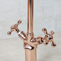 Solid Brass Copper Gooseneck Vessel Sink Bathroom Faucet - Northgrove Partners