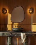 Blob Mirror - Unlacquered Solid Brass - Northgrove Partners