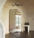 Brody Full Length Mirror - Unlacquered Solid Brass - Northgrove Partners