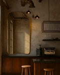Brody Full Length Mirror - Unlacquered Solid Brass - Northgrove Partners
