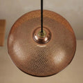 Handcrafted Hammered Copper Dome Pendant Light – Moroccan Ceiling Lamp - Northgrove Partners