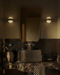 Butterfly Mirror - Unlacquered Solid Brass - Northgrove Partners