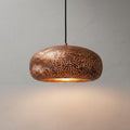 Handcrafted Hammered Brass Pendant Light – Industrial Rustic Ceiling Lamp - Northgrove Partners