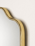 The Hamsa - Hand - Forged Solid Unlacquered Brass Mirror - Northgrove Partners