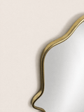 The Hamsa - Hand - Forged Solid Unlacquered Brass Mirror - Northgrove Partners