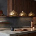 Hammered Copper Pendant Lamp – Moroccan Dome Ceiling Light - Northgrove Partners