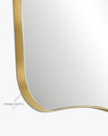 Butterfly Mirror - Unlacquered Solid Brass - Northgrove Partners