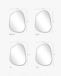 AOrganik Mirror - Unlacquered Solid Brass - Northgrove Partners