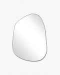 Brassy Gold Organik Mirror - Unlacquered Solid Brass - Northgrove Partners