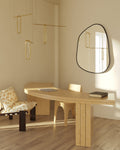 AOrganik Mirror - Unlacquered Solid Brass - Northgrove Partners