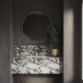 Roland Mirror - Unlacquered Solid Brass - Northgrove Partners