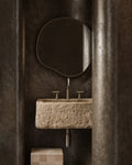 Roland Mirror - Unlacquered Solid Brass - Northgrove Partners