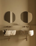 Roland Mirror - Unlacquered Solid Brass - Northgrove Partners