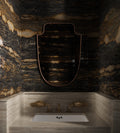 Shelda Gold Wall Mirror - Unlacquered Solid Brass - Northgrove Partners
