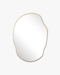 Silva Mirror - Unlacquered Solid Brass - Northgrove Partners