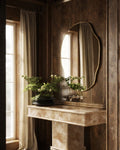 Silva Mirror - Unlacquered Solid Brass - Northgrove Partners