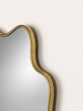 The Gate - Hand - Forged Solid Unlacquered Brass Mirror - Northgrove Partners