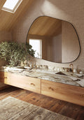 AOrganik Mirror - Unlacquered Solid Brass - Northgrove Partners