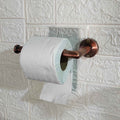 Bathroom Toilet Paper Holder Brushed Copper - Unlacquered Solid Brass - Northgrove Partners